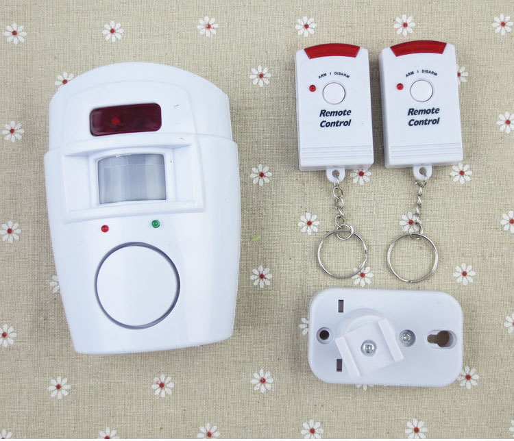 Double remote control infrared alarm